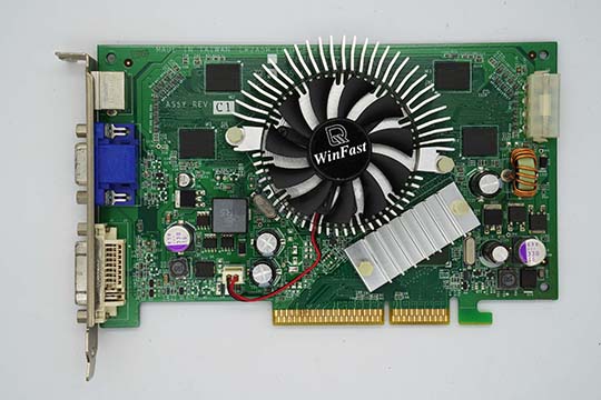 丽台Winfast A7600 GS TDH 256MB显示卡（nVIDIA GeForce 7600 GS芯片）